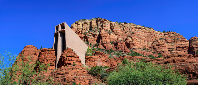 Panoramic view of Chapel  of the Holy Cross