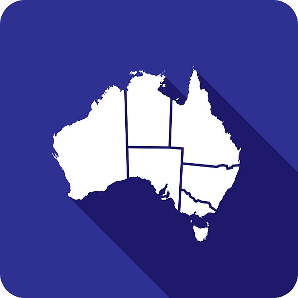 australia territories icon silhouette - 北領地 插圖 幅插畫檔、美工圖案、卡通及圖標