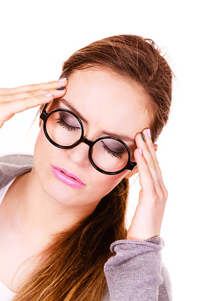 istock Woman suffering from headache migraine pain 616119882