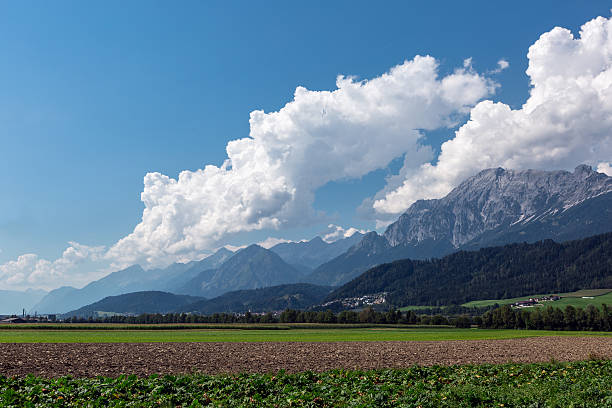 istock Austrian mountain landscape on the Alpine 616120932