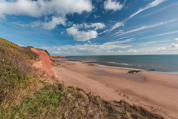 istock Beautiful yet dramatic cliff at Jurassic coast in england 616122460