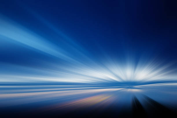 Defocused view of sunset
