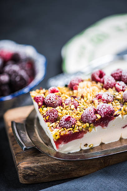 istock Italian semifreddo with frozen berries 616124828