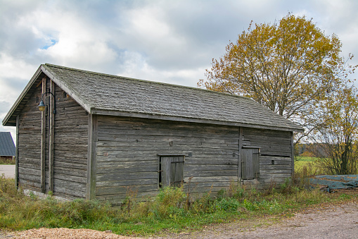 Old barn in countryside