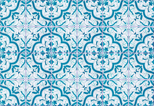 istock Colorful vintage ceramic tiles wall decoration 616132436