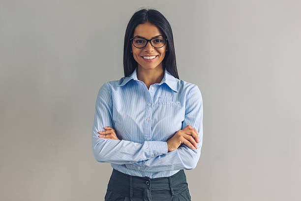 istock Beautiful young business lady 616133850