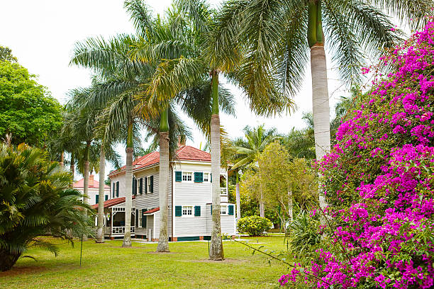 fort myers florida, thomas edison und henry ford winter estates. - thomas alva edison museum stock-fotos und bilder