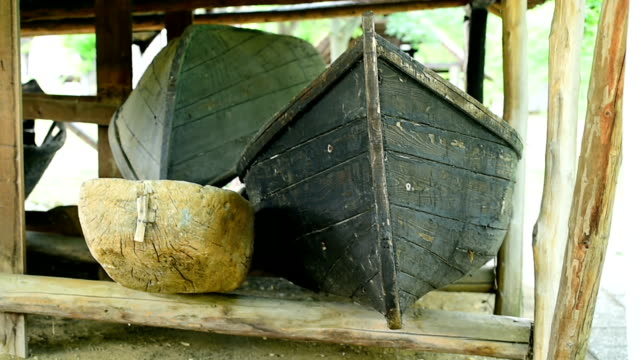 Traditional wooden fishing boats