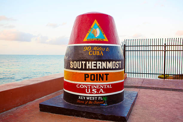 istock Southernmost point in continental USA in Key West 616218534