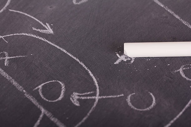 istock Close up of blackboard for coaching tactics 616221216