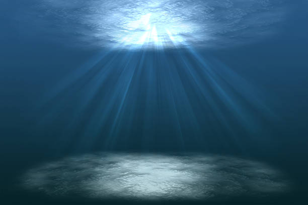 istock scene of a beautiful under water world with sunrays 616221952