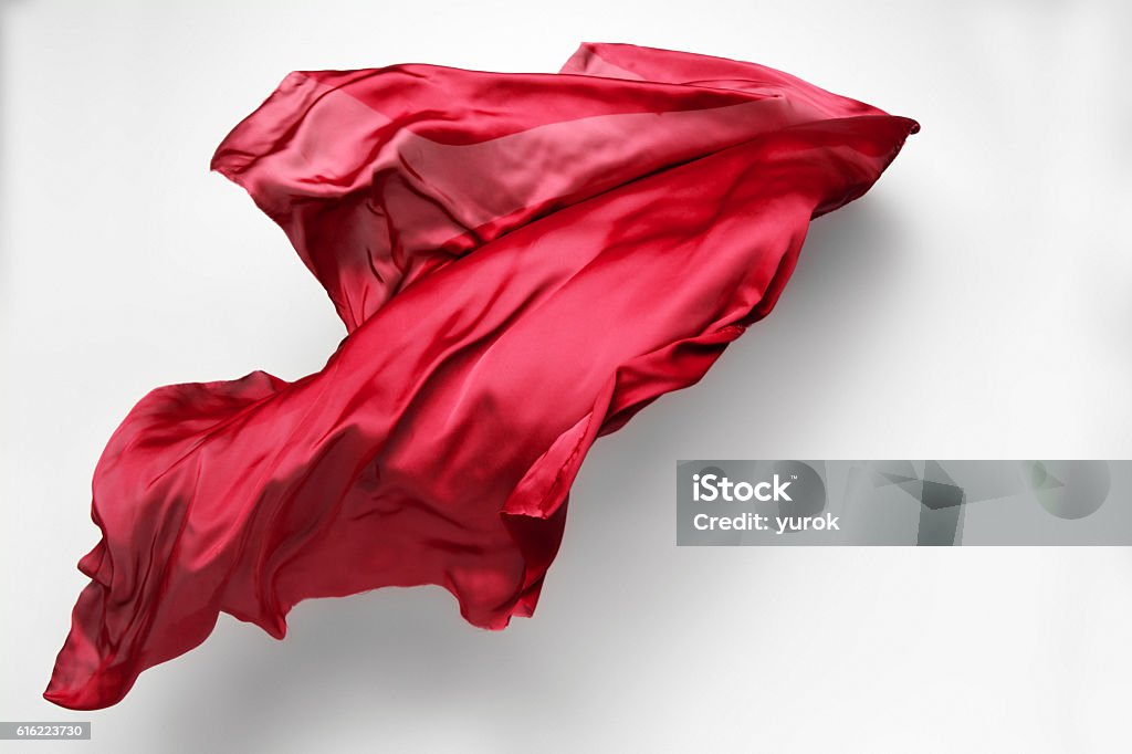 red flying Material - Lizenzfrei Textilien Stock-Foto