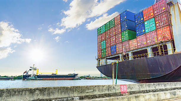 istock The containers cargo on the container ship in the harbor 616224636