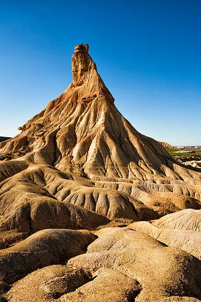 Bardenas Reales natural park in Navara Spain