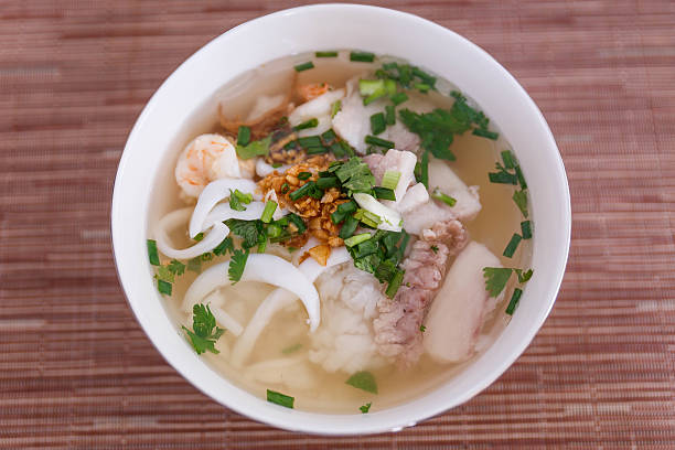 istock Boiled Rice with Pork and Shrimps 616226072