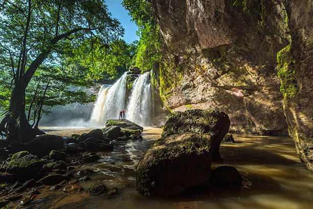 istock Beautiful Unesco Haew Suwat Waterfall in Khao Yai 616234240