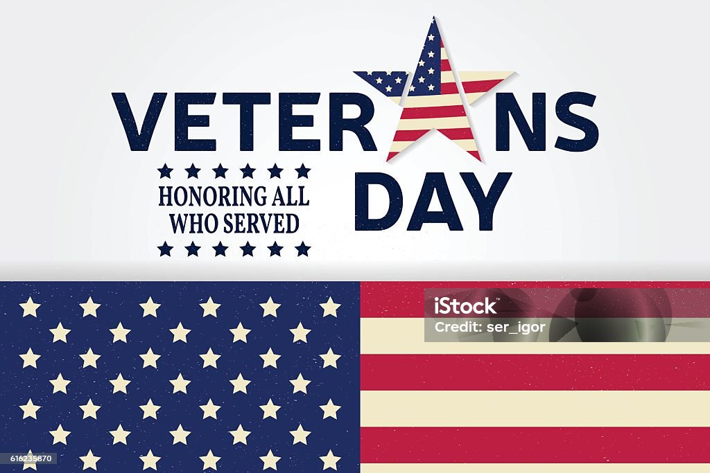 Veteranentag. - Lizenzfrei Veterans Day Vektorgrafik