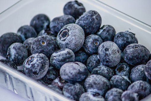 Fresh frozen blueberries
