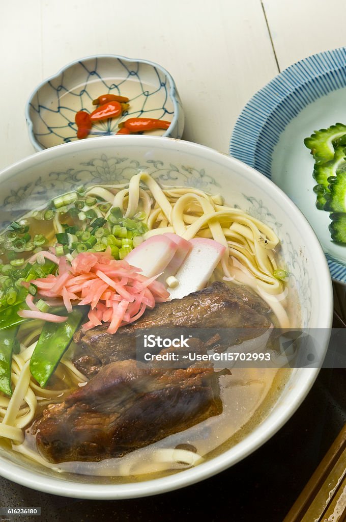 Sokisoba Okinawan cuisine Sokisova Local Cuisine/Okinawa Japan Stock Photo