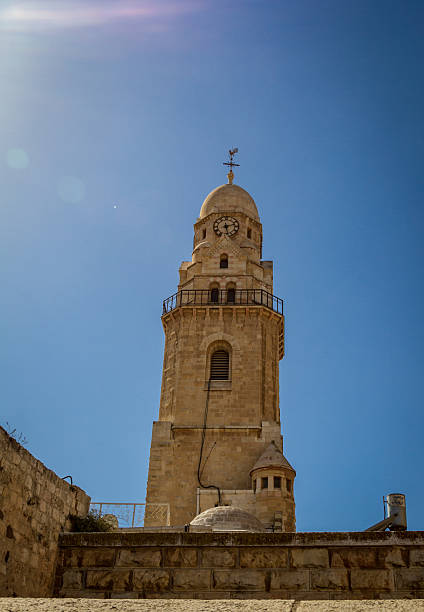istock The Bell Tower of Dormition Abbey in Jerusalem 616237414