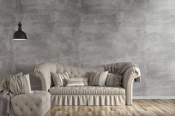 istock Living room with sofa and decoration 616240034