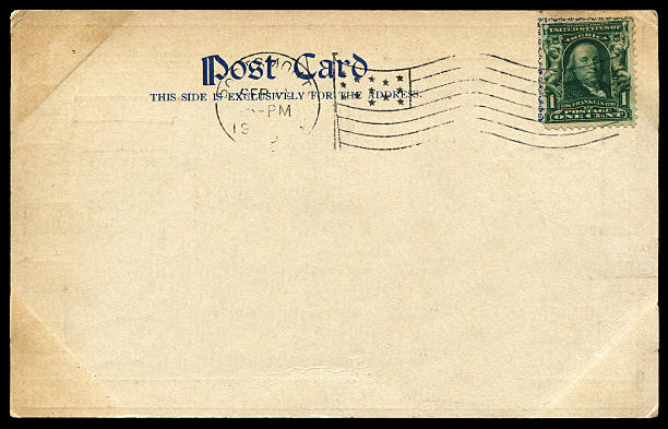 istock antique blank postcard from US in early 20th century 616243546