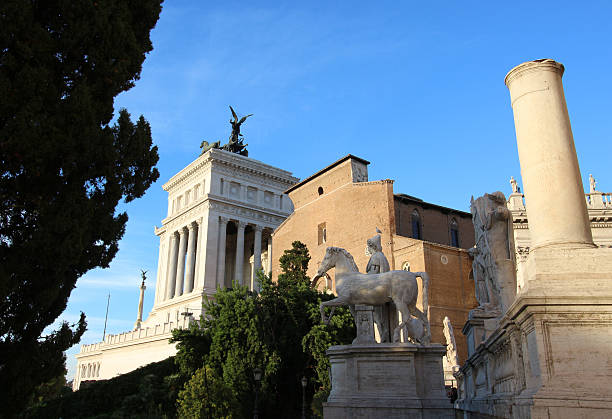 istock Panoramic view of Rome from Capitoline Hill 616243582