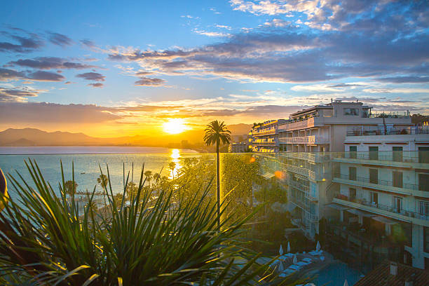istock Cannes at sunset. France 616244524
