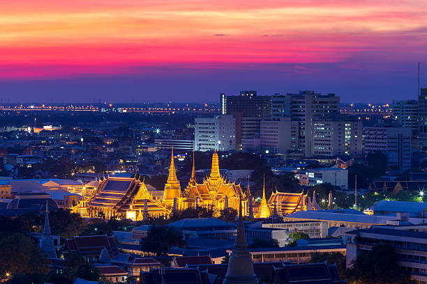 istock Bangkok skyline,Wat Phra Kaew the famous place in 616244580