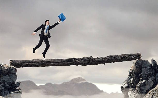 istock Overcome fear of failure . Mixed media 616246296