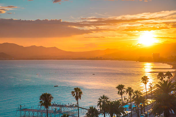istock Cannes at sunset. France 616246672
