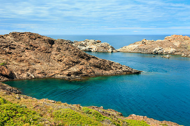 istock Costa Brava rocky coast, Spain. 616249160