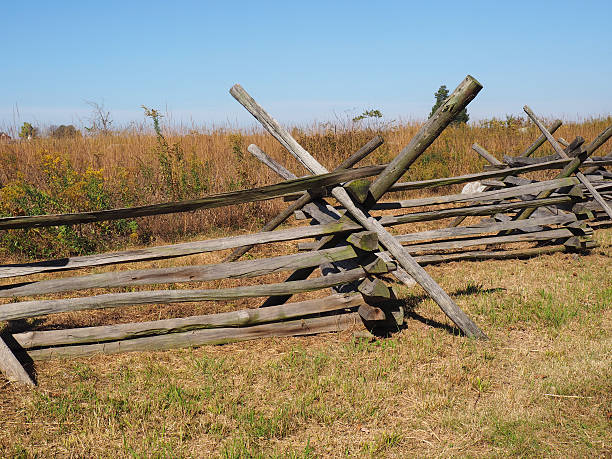 istock simple wood fence in Gettysburg 616250316