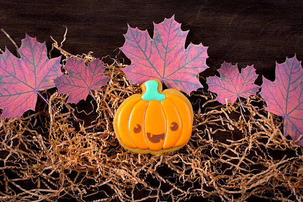 istock Funny gingerbread cookies for Halloween 616251462
