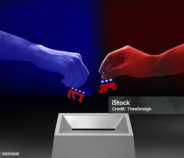 Republican Vs Democrat Stock Photo - Download Image Now - US Republican Party, Democratic Party - USA, Election