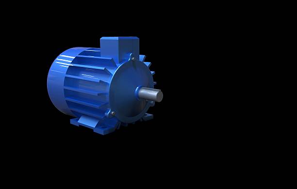 istock electric motor on a black background 616255086