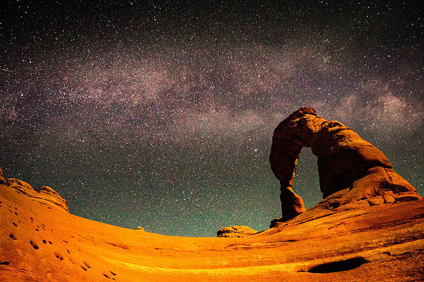 istock The Milky Way above Delicate Arch, Arches National Park 616255174