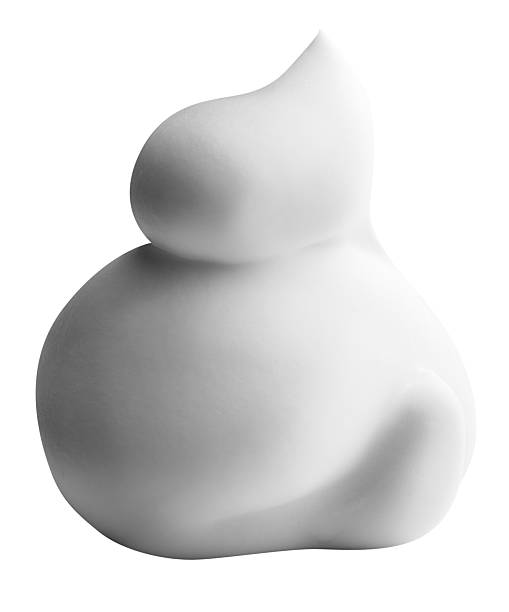 istock white foam isolated on white background with clipping path 616255368