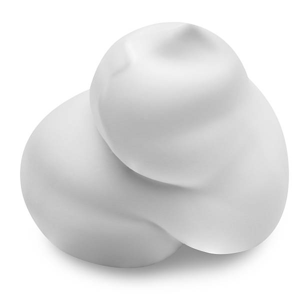 istock white foam isolated on white background with clipping path 616255434
