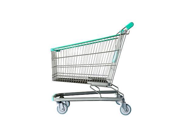 istock Shopping Cart Isolated On White background 616256162