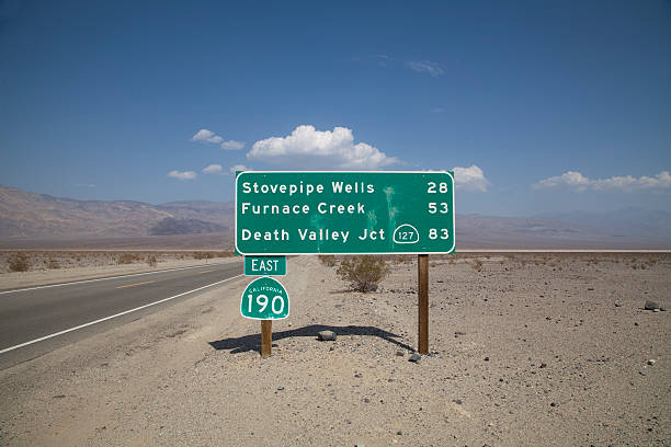 istock Death Valley Road Sign 616263518