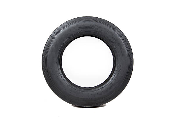 istock Car tire isolated on white background. 616264054