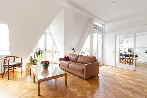 Photo of living room in beautiful apartment home
