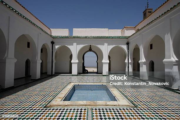 Sidi Boumediene Madrasa Courtyard Algeria Stock Photo - Download Image Now - Algeria, Horizontal, Madressa