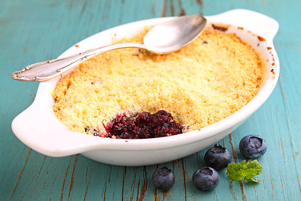istock crumble with blueberry, bilberry 616857126