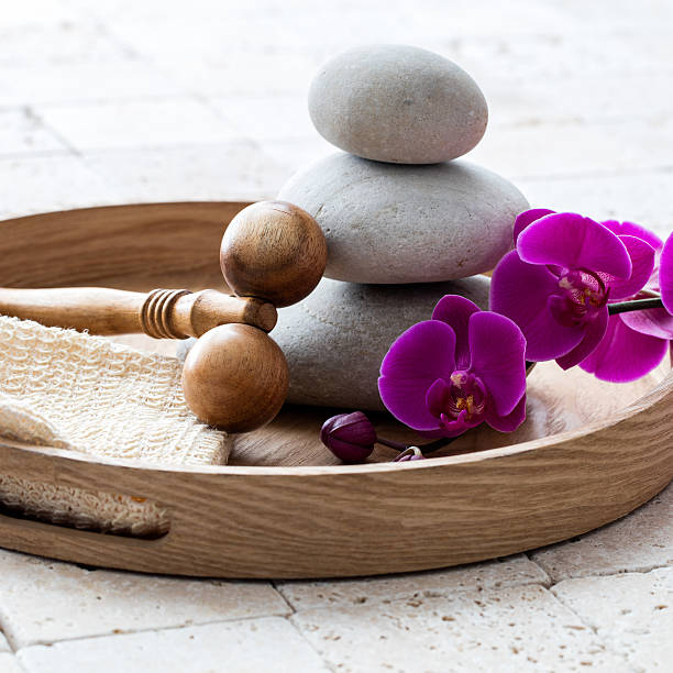 istock inner beauty and harmony for pure body massage after shower 616859698