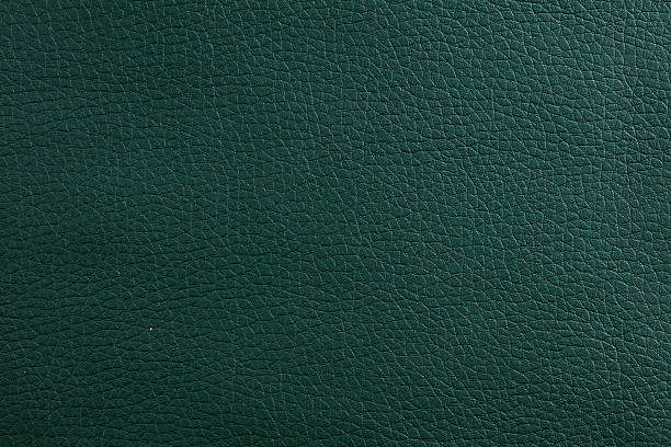 texture du cuir naturel (motif) - leather green hide textured effect photos et images de collection