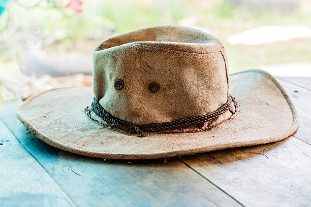 istock American West rodeo cowboy felt hat and authentic leather wester 616870412