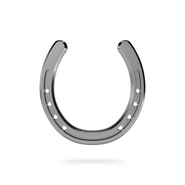 istock Horseshoe isolated on white background 616875288