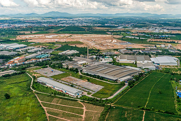 istock Industrial Estate Land Development and Residential 616881604